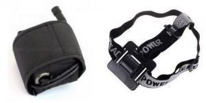 Come and collect a free O-ring head strap mount or a nylon velcro battery pouch