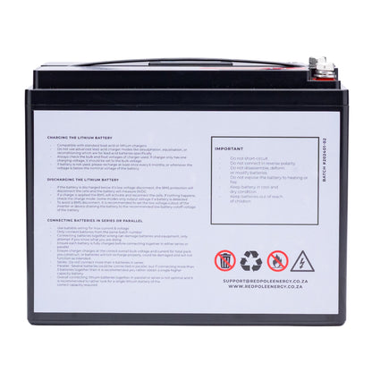 12V 60Ah 720Wh Lithium Battery