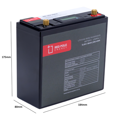 12V 18Ah 230Wh Lithium Battery