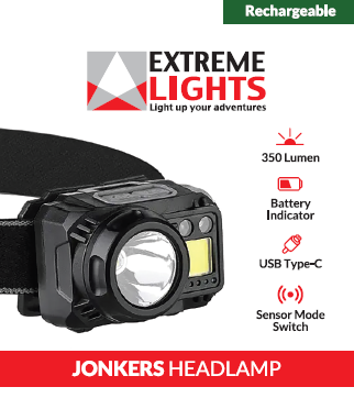 3 x Jonkers Headlamp