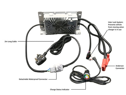 48V 20A LiFePO4 Onboard Battery Charger - CAN