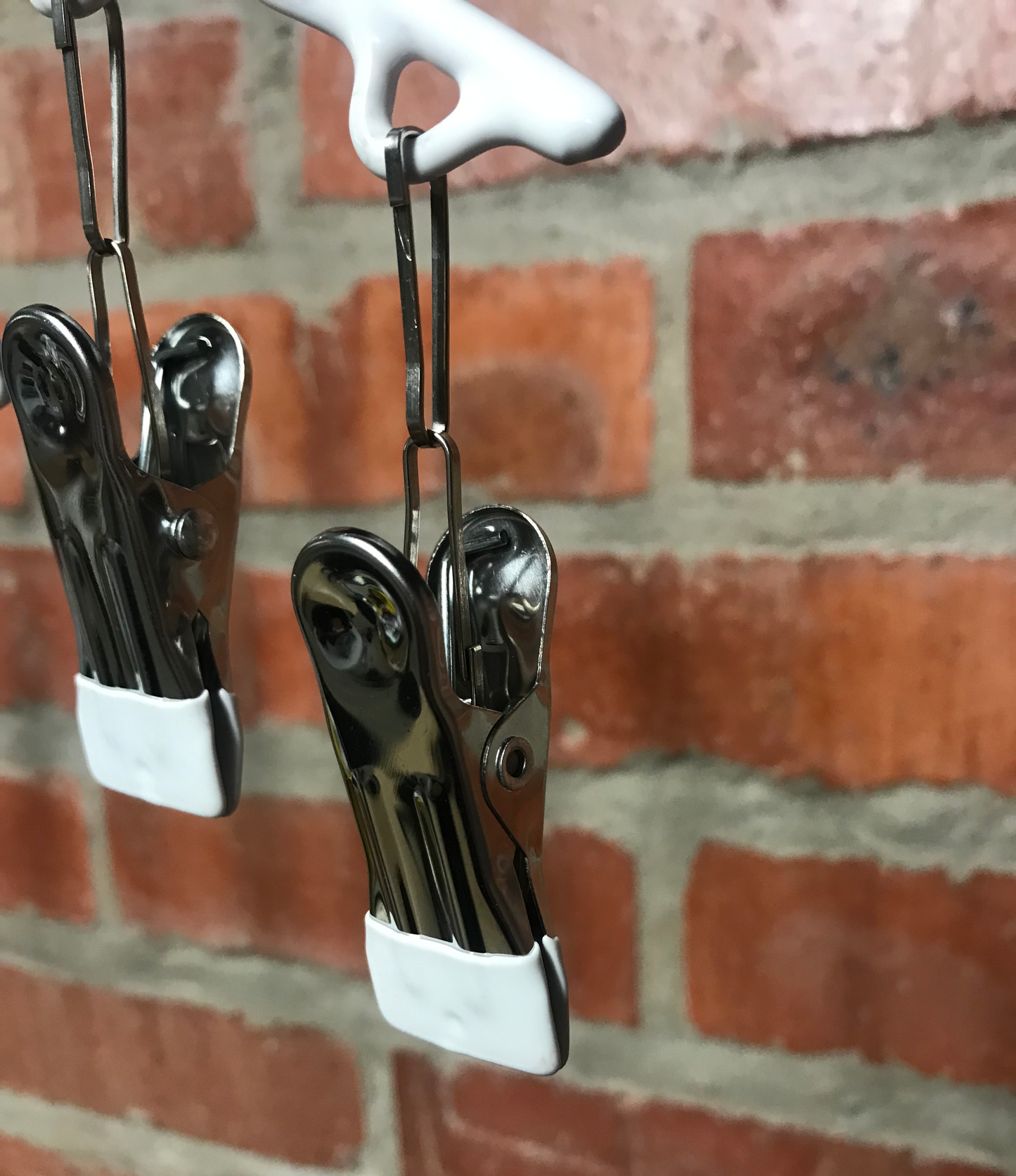 Pack of 3 x 10 Clip Stainless Steel Drying Hangers