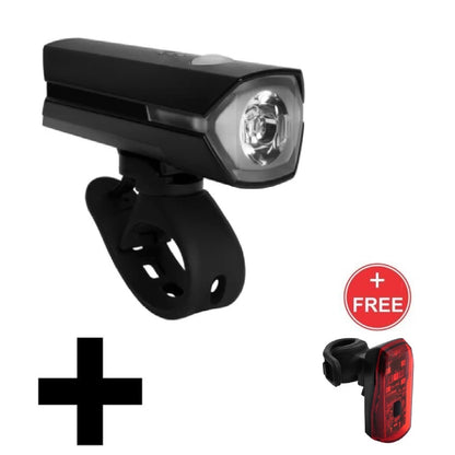 Commute Rechargeable Bicycle Light & Sensor Rear Bicycle Light COMBO