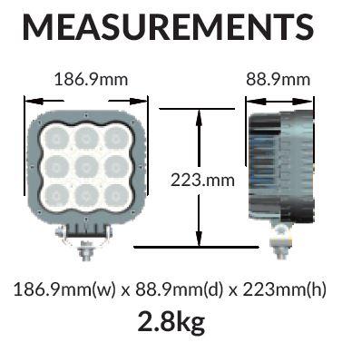 Extreme Lights | 90W Ultralux Flood Light - Single Unit | the best Mining Lights ever!