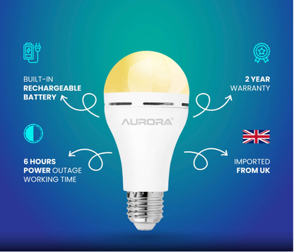 LoadShed Rechargeable Emergency Bulb -  B22 7W 6 hours 3000K (Bayonette)