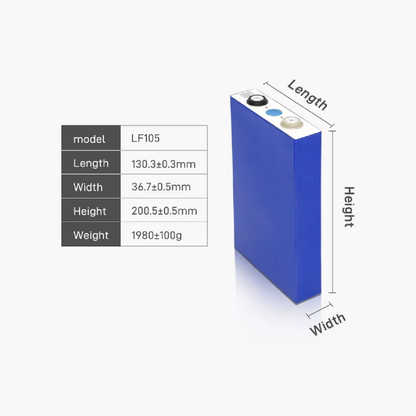 EVE 3.2V Prismatic Lithium LiFePO4 Cells