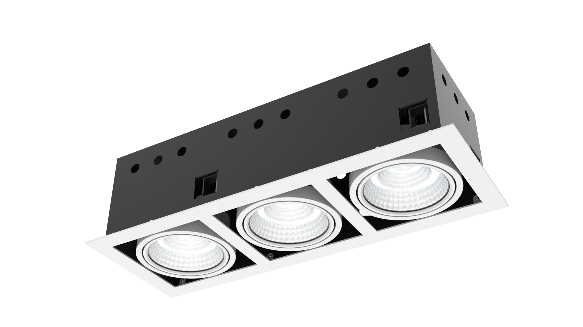 PR Tilt Grill Light - 3 x 30W - 4000K