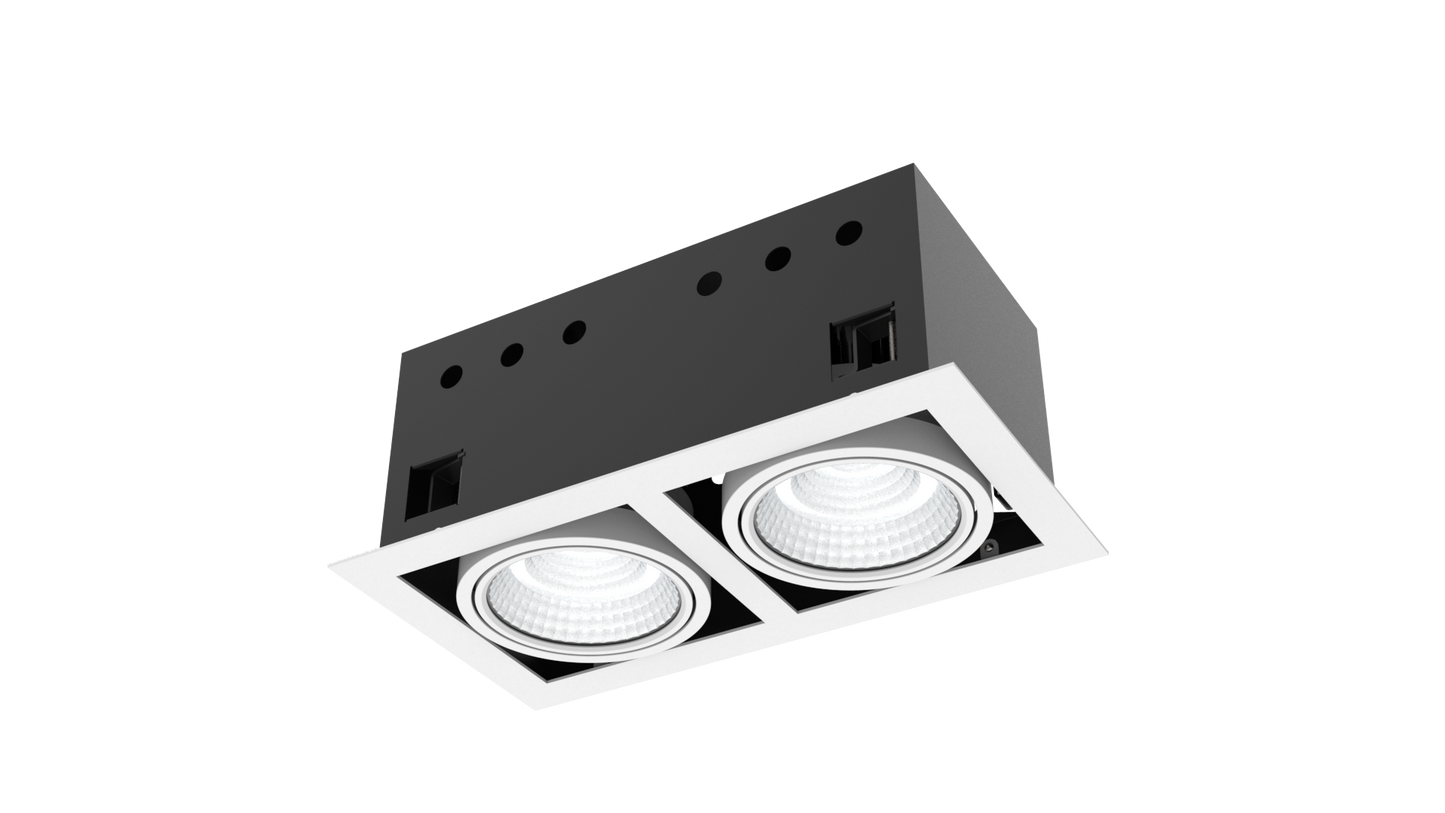 PR Tilt Grill Light - 2 x 30W - 4000K