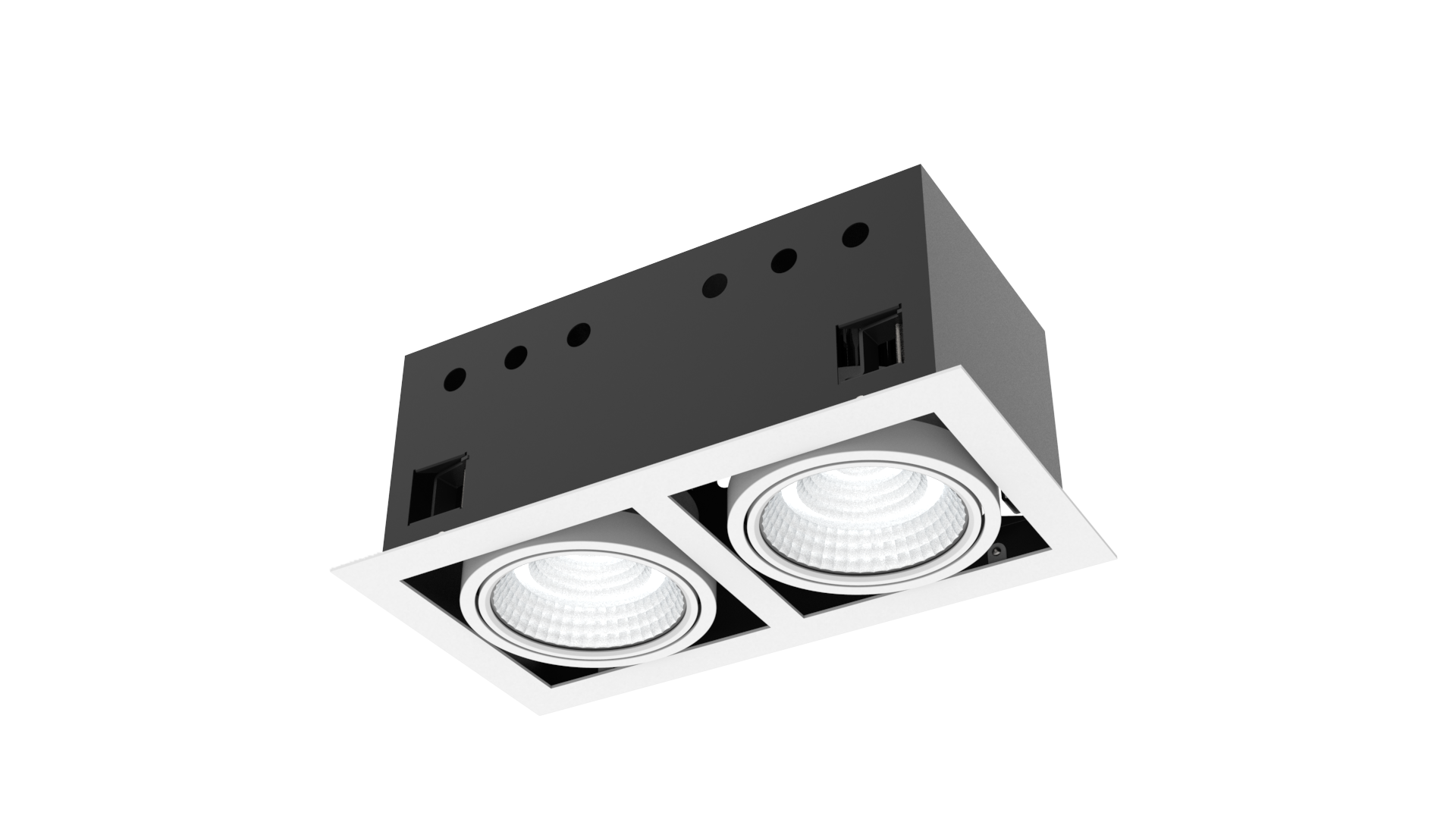 PR Tilt Grill Light - 2 x 30W - 4000K